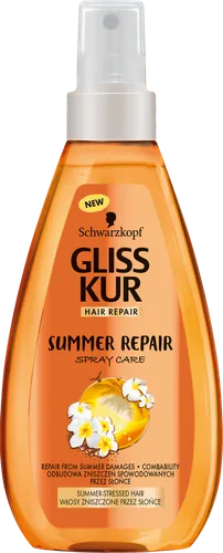 Schwarzkopf Gliss Summer Repair, Spray do włosów  z olejkiem monoi i filtrem UV