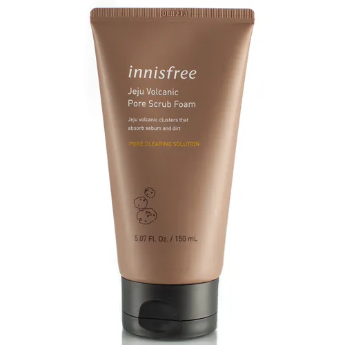 Innisfree Jeju Volcanic, Pore Scrub Foam (Peelingująca pianka do mycia twarzy) - 1
