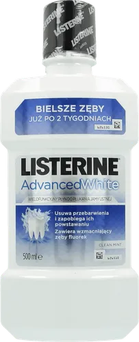 Listerine Advanced White, płyn do płukania jamy ustnej