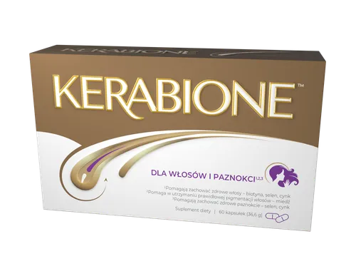 Kerabione Suplement diety dla włosów, paznokci, skóry - 1