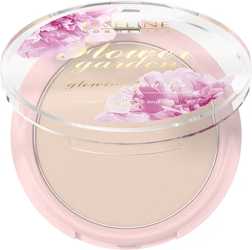 Eveline Cosmetics Flower Garden, Glowing Powder (Rozświetlający puder do twarzy) - 2