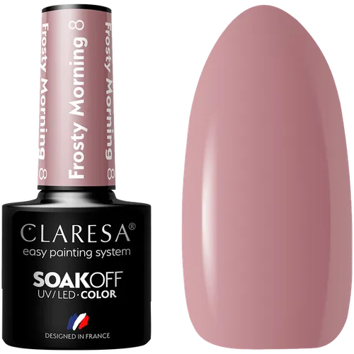 Claresa Frosty Mornning Soak-off UV/LED Color (Lakier hybrydowy do paznokci)
