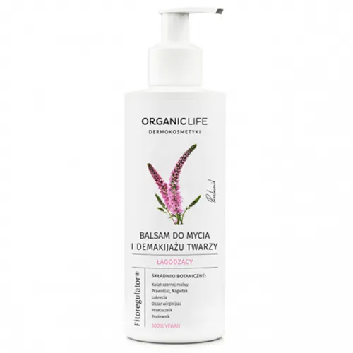 Organic Life Żel do mycia i demakijażu twarzy łagodzący