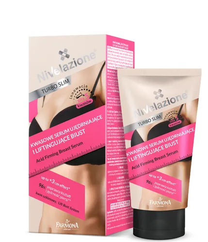 Nivelazione Turbo Slim, Kwasowe serum ujędrniające i liftingujące biust