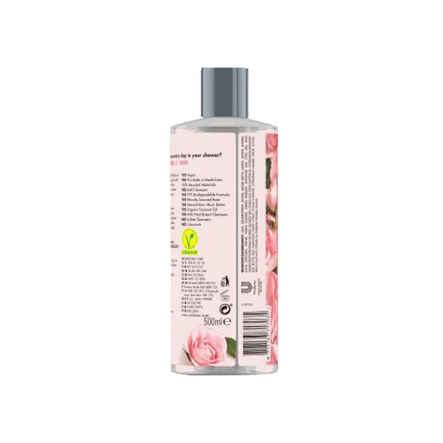 Love Beauty and Planet Bountiful Moisture, Muru Muru Butter & Rose Shower Gel (Nawilżający żel pod prysznic z masłem muru muru i olejkiem różanym) - 3