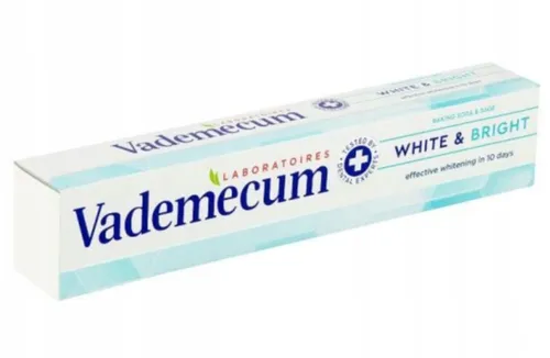 Vademecum White & Bright Toothpaste (Pasta do zebów z sodą oczyszczoną i szałwią) - 1