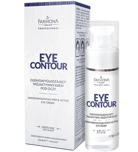 Farmona System Professional Eye Contour, Dermowygładzający trójaktywny krem pod oczy