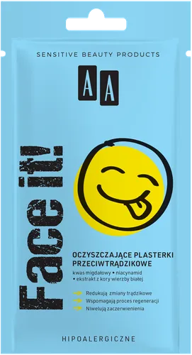 AA Face It!, Oczyszczające plasterki przeciwtrądzikowe - 1