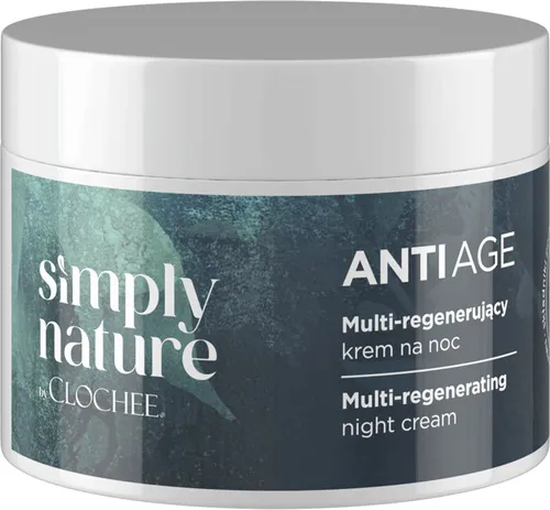 Clochee Simply Nature, Multi-regenerujący krem na noc Anti-Age