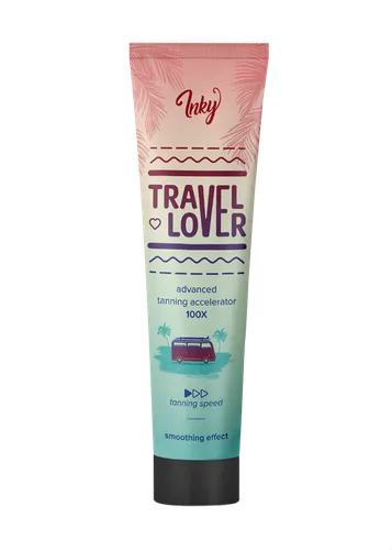 Inky Cosmetics Travel Lover Immediate Bronzer + Tanning Accelerator 100x (Zaawansowany przyspieszacz do opalania na solarium) - 2