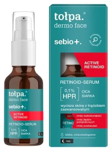 Tołpa Dermo Face, Sebio+, Active Retinoid, Retinoid-serum