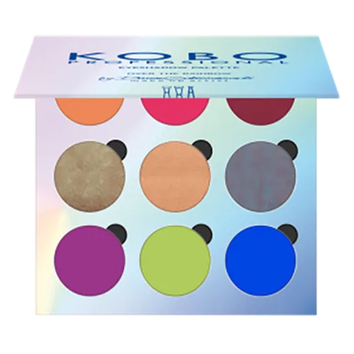 Kobo Professional Over The Rainbow, Eyeshadow Palette (Paleta 9 intensywnych cieni do powiek) - 2