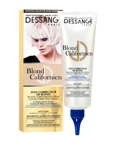 Dessange Professional Hair Luxury, Blond Californien, Krem korygujący do włosów blond California Blonde System - 3