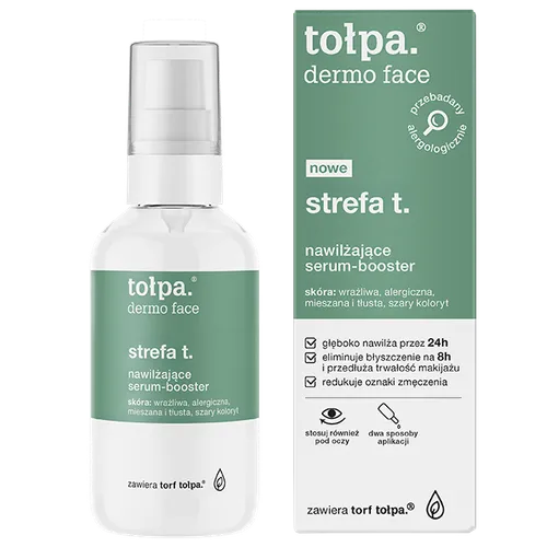 Tołpa Dermo Face, Strefa T, Nawilżające serum-booster