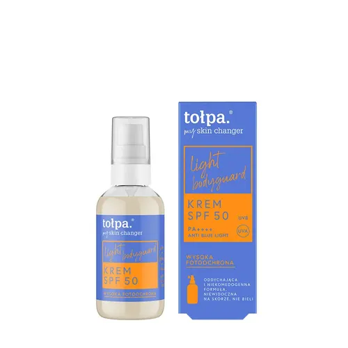 Tołpa My Skin Changer, Light Bodyguard, Krem SPF 50 `Wysoka fotoochrona`