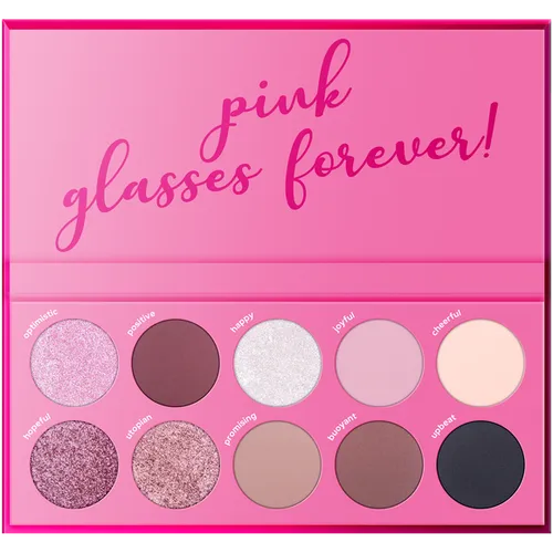 Claresa Think Pink Eyeshadow Palette (Paleta cieni do powiek)