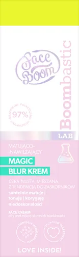 FaceBoom Boombastic, Matująco-nawilżający magic blur krem