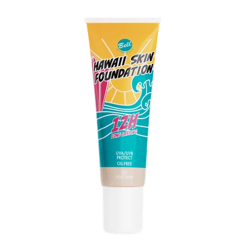 Bell Aloha Manawa, Hawaii Skin Foundation (Długotrwały wegański podkład z SPF 6)
