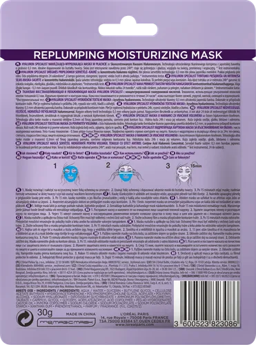 L'Oreal Paris Hyaluron Specialist Tissue Mask (Nawilżająco-wypełniająca maska w płachcie) - 2