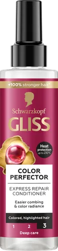 Schwarzkopf Gliss Ultimate Color, Ekspresowa odżywka regenerująca - 1