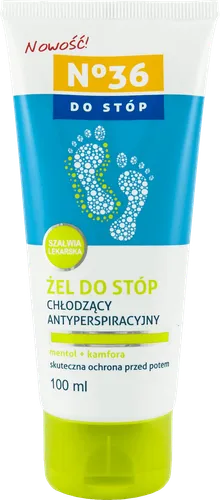 No 36 Żel do stóp  chłodzący, antyperspiracyjny (nowa wersja)