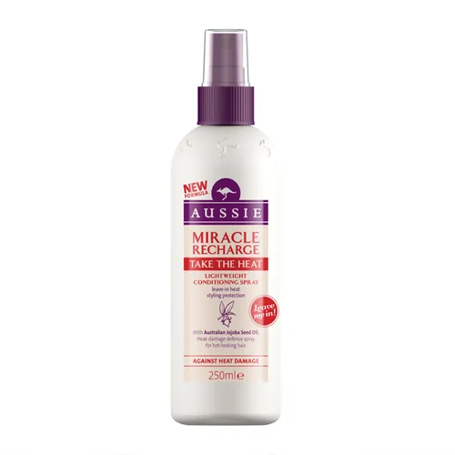 Aussie Miracle Recharge, Take The Heat Lightweight Conditioning Spray (Odżywka w sprayu do włosów narażonych na wysoką temperaturę)