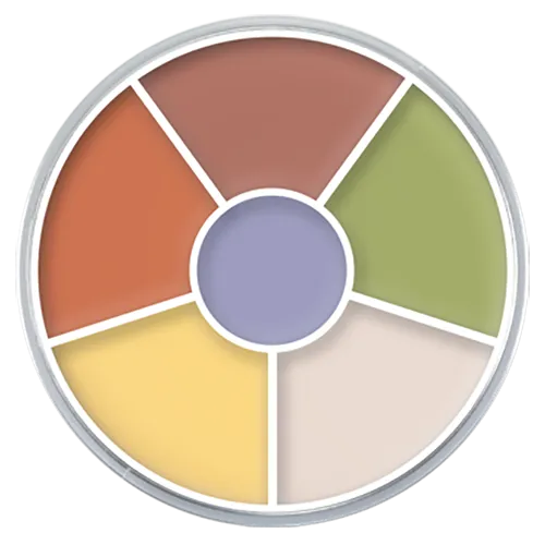 Kryolan Dermacolor Camouflage, Rainbow-Set (Magiczne kółko kamuflaży)