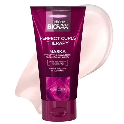 L'biotica Biovax Glamour, Perfect Curls Therapy, Maska do włosów kręconych i falowanych