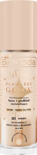 Bielenda Flawless Glow, Wielozadaniowa baza + podkład rozświetlająca