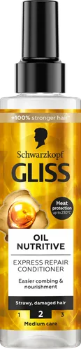 Schwarzkopf Gliss Oil Nutritive, Ekspresowa odżywka - 1