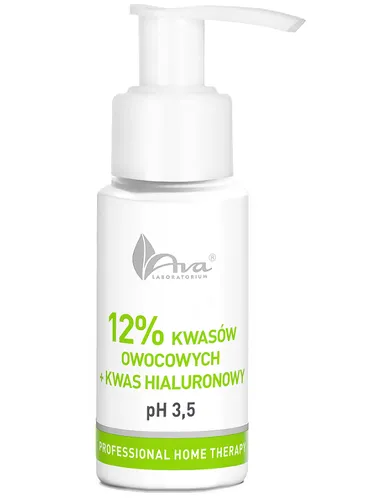 Laboratorium Kosmetyczne AVA 12% kwasów owocowych + kwas hialuronowy (Peeling kwasowy)
