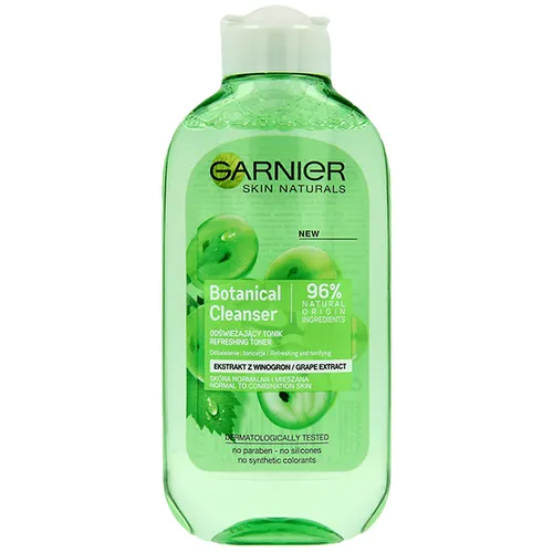 Garnier Botanical Cleanser, Refreshing Toner (Tonik odświeżający z ekstraktem z winogron do  skóry normalnej i mieszanej)