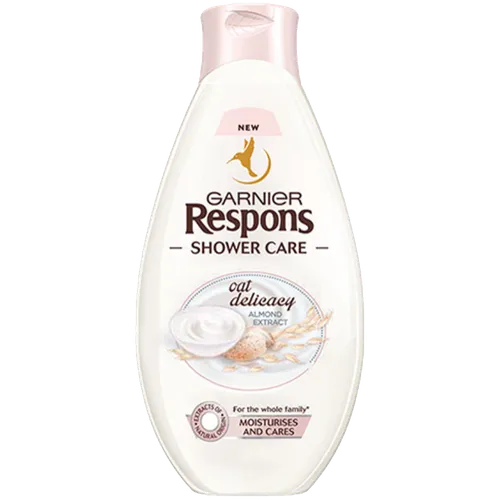 Garnier Ultra Doux, Respons Shower Care Oat Delicacy (Kremowy żel pod prysznic)