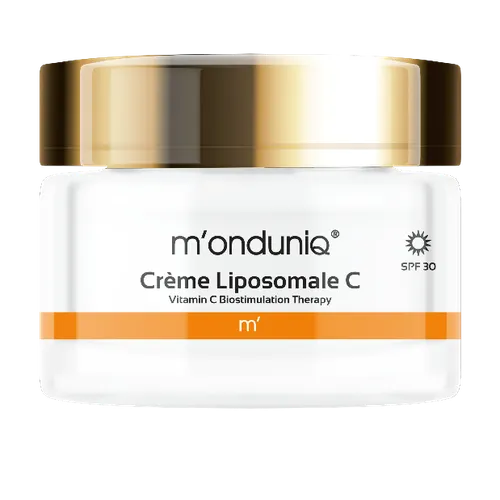 M'onduniq Creme Liposomale C SPF 30 (Rozjaśniający krem przeciw hiberpigmentacji z witaminą C)