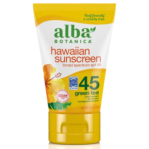 Alba Botanica Natural Hawaiian Sunscreen SPF 45 (Wodoodporny krem ochronny) - 1