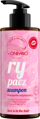 OnlyBio Hair in Balance, Rypacz, Szampon intensywnie oczyszczający (różne zapachy) - 1