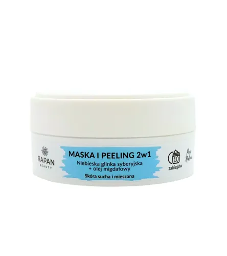 Rapan Beauty Maska i peeling 2 w 1 do skóry suchej i mieszanej