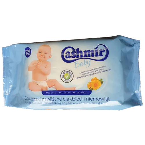 Cashmir Beauty Baby, Chusteczki nawilżane dla dzieci i niemowląt