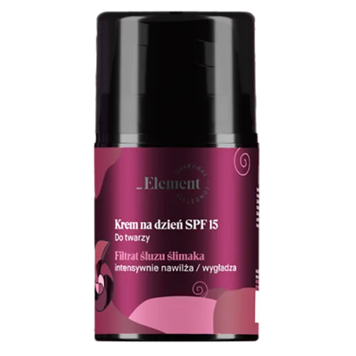_Element Filtrat śluzu ślimaka, Krem na dzień SPF 15 - 1