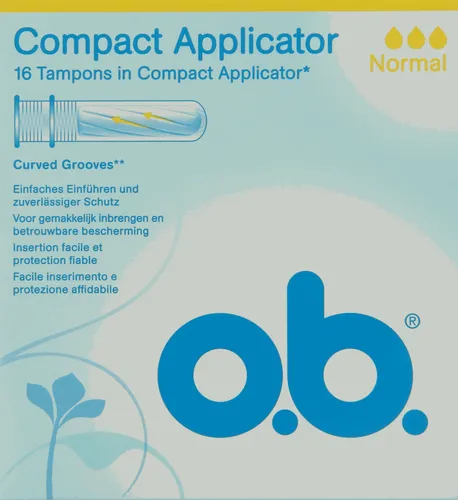 O.B. Compact Applicator Normal, Tampony higieniczne - 5