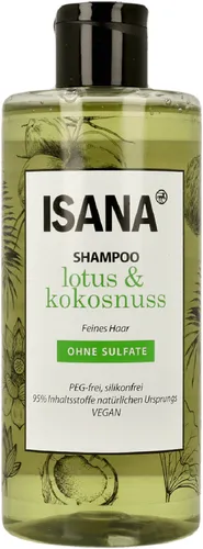 Isana Shampoo Lotus & Kokosnuss (Szampon do włosów cienkich i delikatnych `Lotos i orzech kokosowy`)