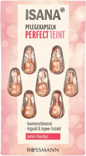 Isana Perfect Teint Pflegekapseln (Kapsułki z olejem arganowym)