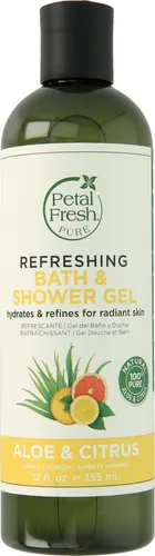 Petal Fresh Pure Aloe & Citrus, Refreshing Bath & Shower Gel (Aloes i cytrusy, Orzeźwiający żel pod prysznic i do kąpieli)