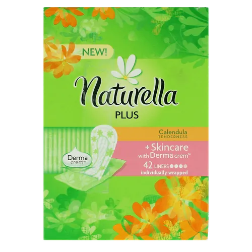 Naturella Plus Calendula Tenderness Skincare, Wkładki higieniczne pakowane pojedynczo