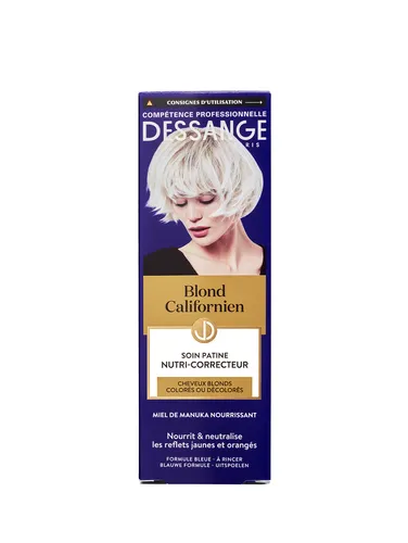 Dessange Professional Hair Luxury, Blond Californien, Krem korygujący do włosów blond California Blonde System - 1