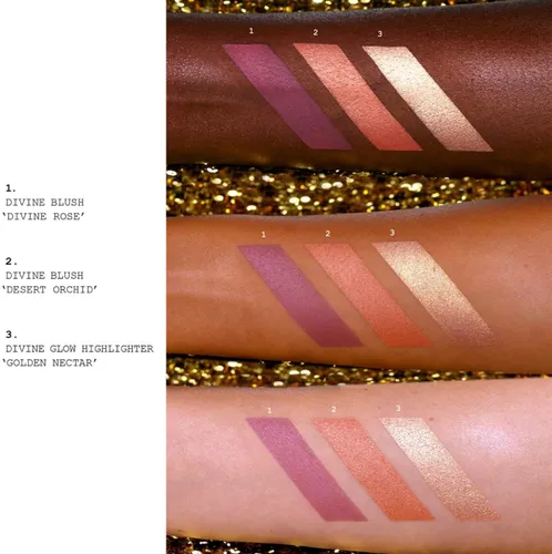 Pat McGrath Divine Blush + Glow Trio: Galactic Sun Face Palette (Paleta do makijażu twarzy) - 3