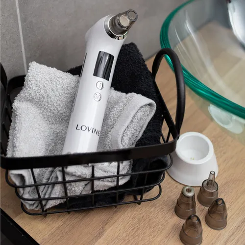 Lovine Beauty Excellence Odkurzacz do wągrów LOVSX10 mikrodermabrazja diamentowa 6 w 1 - 5