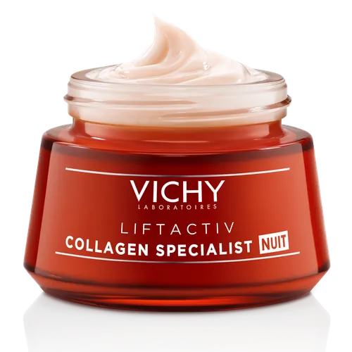 Vichy Liftactiv Collagen Specialist Nuit (Przeciwzmarszczkowy krem na noc)
