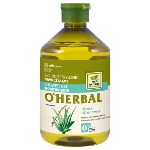 O'Herbal Nawilżający żel pod prysznic z ekstraktem z aloesu