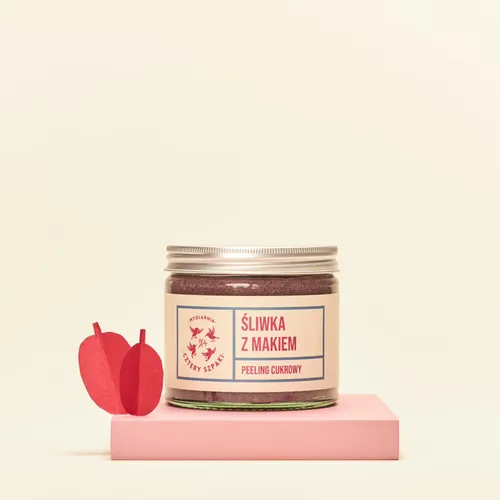 Mydlarnia Cztery Szpaki Peeling cukrowy `Śliwka z makiem`